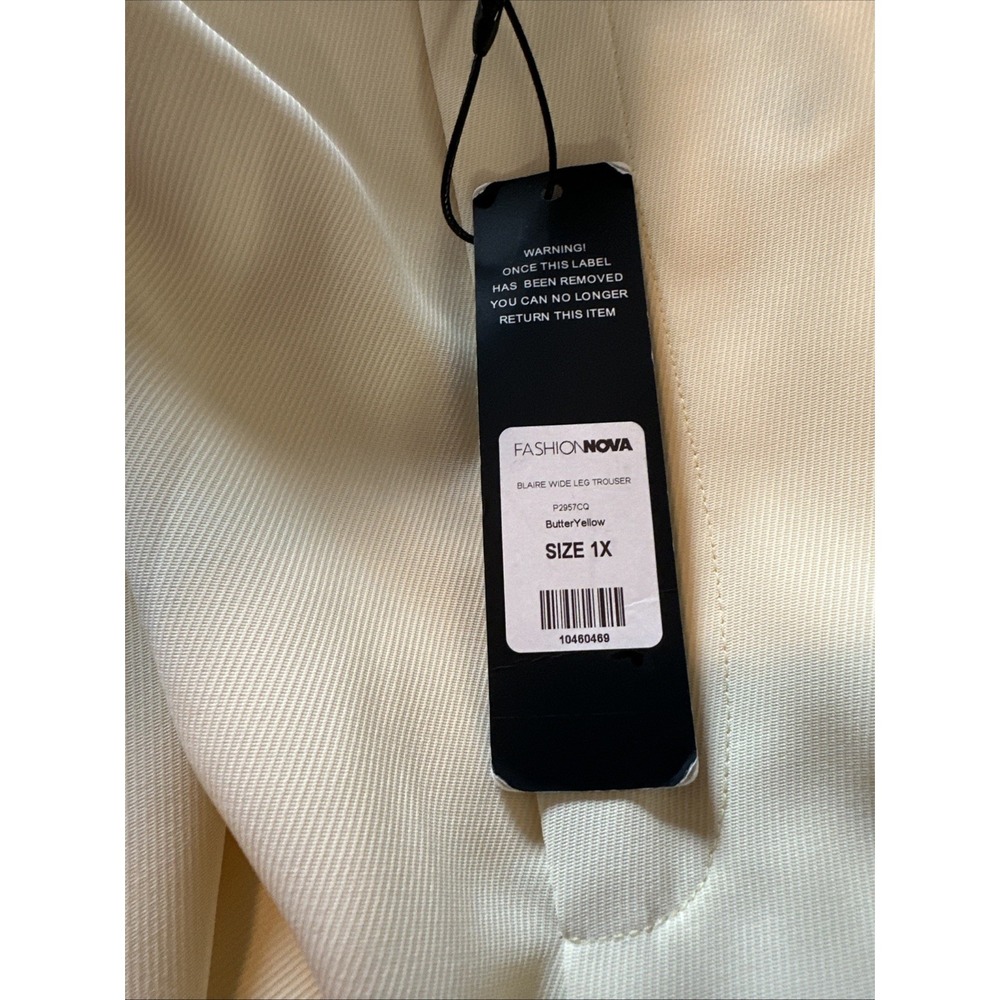 NWT Fashion Nova Blair Wide Leg Butter Office Career Pants Sz 1X - Picture 7 of 8